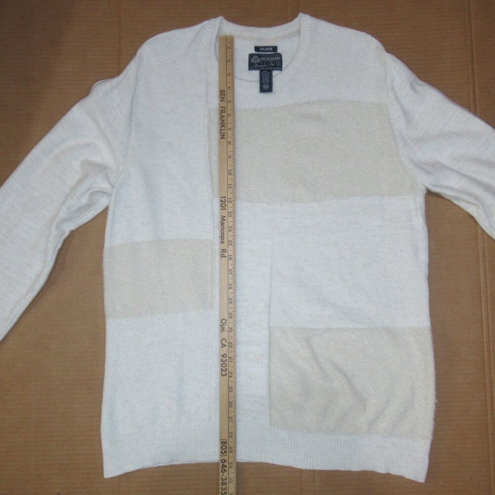 American Rag Textured Patchwork Sweater | Size XXL - Picture 4 of 10